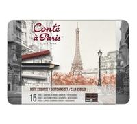 Crayons - Carrés esquisse - Dessin - Beaux-arts - Conté à Paris - 15 pièces
