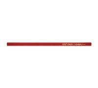 Lyra Crayons de charpentier 333 PRO 2H 30 cm ovales rouge boîte de 12