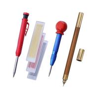Crayons De Charpentier, Crayons De Charpentier Solides Avec Taille-Crayon Intégré, Crayons De Dessin Mécaniques Pour Le Travail Du Bois 1 Pièce