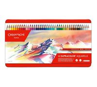 Crayons de couleur aquarellables - Caran d'Ache - SUPRACOLOR - 40 couleurs - Multi, Rouge - Professionnel