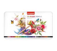 Crayons De Couleur - Expression - Beaux-Arts - Boîte Métal 72 Couleurs - Bruynzeel