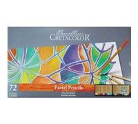 Crayons de couleur pastel - Boîte métal - 72 couleurs - Cretacolor - Pastel Pencils