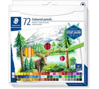 Crayons de couleur - STAEDTLER - 146C - 72 couleurs - Mine douce 3 mm - Design Journey