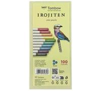 Tombow Coffret de 10 crayons de couleur IROJITEN, Volume 1, Couleurs pastel l, mine à base de cire pour des transitions douces, cadeau parfait grâce à son coffret de haute qualité
