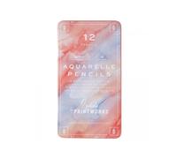 Set de crayons de couleur PRINTWORKS AQUARELLE, 12 pièces, Printworks
