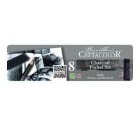 Crayons De Dessin - Fusains - Cretacolor - Charcoal Pocket Set - Boîte De 8 Pièces