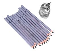 Crayons de dessin pour croquis,crayons de dessin en bois de hêtre,12pièces | Crayons à charbon pour le dessin, crayons à dessin au fusain,fourniture d'art pour le dessin,I'esquisse,la peinture,l'ombrage