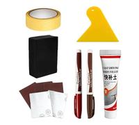 Crayons en bois anti-rayures, 25 g, stylos de retouche à séchage rapide, marqueur en bois pour réparation de meubles, pour porte, table, couloir, cuisine, couloir, plinthe, plan de travail, maison