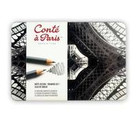Crayons graphite - Dessin - Beaux-arts - Conté à Paris - 12 dureté 3H à 6B