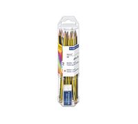 Crayons graphite - STAEDTLER - Noris® 120 - Gobelet de 12 - Mine 2 mm - Bois PEFC
