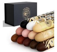 Crayons pastel à l'huile, coffret de 12, couleurs pour portraits, format super jumbo, doux