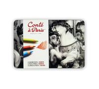 Boîte De 12 Crayons Pastel Assortis - Conté A Paris G