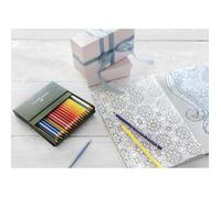 Crayons Polychromos - FABER-CASTELL - Coffret de 36 - Mine Ø 3,8 mm - Bois de cèdre rose - Vernis écologique