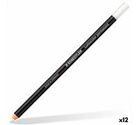 Crayons Staedtler Lumocolor Permanent Glasochrom Permanent Blanc (12 Unités)
