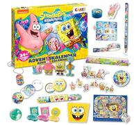 CRAZE Bob l'Éponge Calendrier de l'Avent Enfants, Jouets Calendrier de l'Avent Garçons et Filles avec Jouets et Accessoires Bob l'Éponge