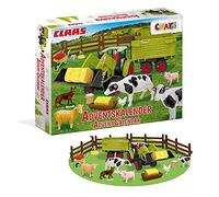 CRAZE l'avent premium L'avent CLAAS 2019 Calendrier des tracteurs de jouets pour enfants à Noël 19597, coloré