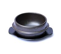 Crazy Korean Shopping Bol coréen en céramique de qualité supérieure, pour de succulents Bibimbap, Dolsot ou Soupe, Medium, No Lid