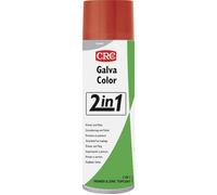 CRC 20566-AD Peinture anti-corrosion GALVACOLOR avec double effet rouge feu RAL 3000 500 ml