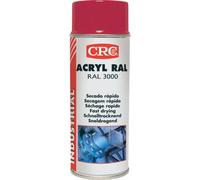 Peinture acrylique rouge feu 400 ml CRC RAL 3000