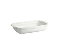 CREALYS 512729 PLAT A FOUR RECTANGULAIRE AVEC ANSES CERAMIQUE BLANC 31 X 18,5 X 5,5 CM