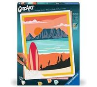 CreArt - 30x40 cm Peinture par numeros Sunset Orange G