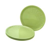 Creatable, 21670 Série Gourmet Lot de 4 assiettes à pizza en porcelaine Passe au lave-vaisselle et au micro-ondes Fabriqué en Europe