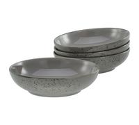 Creatable, 21680, Série Nature Collection Stone, service de vaisselle 4 pièces, ensemble de bols Poke en céramique, adapté pour lave-vaisselle et micro-ondes, production de qualité.