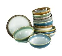 CreaTable, 24225, Série Cascade Multicolore, Ensemble de bols 4 pièces