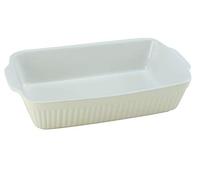 CreaTable, 33057, Série Classic PASTELL Cuisine, plat à gratin rectangulaire, crème, ensemble de vaisselle, plat à gratin 1 pièce.