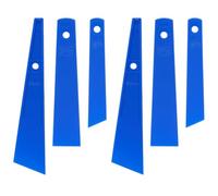 CREATCABIN 12 applicateur Colle Plastique Petit Applicateur Bleu Vierge Forme Mixte avec Spatule et Raclette Idéal pour Travail du Cuir du Bois Papier Peint et Projets Artistiques et Artisanaux.