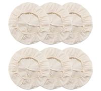 CREATCABIN 6 pièce de Doublure pour Panier à Pain Rond de 25cm en Rotin Naturel pour Levain pour Pâtisserie et Pâtisserie.