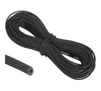 CREATCABIN Support Porte Moustiquaire Remplacement pour Fenêtre 98pied Support Bande D'Étanchéité Ronde Plastique PVC 3mmx30m pour Réparation Cordon Noir pour L'Installation Écrans Porte Fenêtre Lanai