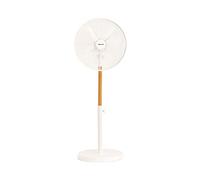 AIR STAND WOOD - Ventilateur Sur Pied Oscillant De Style Rétro 50 W Blanc Cassé
