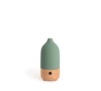 CREATE/AROMA CERAMIC/Diffuseur d'arômes et mini humidificateur avec lumière vert sauge/Réservoir 100 ml, pièces jusqu'à 20-35 m², 7 couleurs de lumières LED, fonction aromathérapie, 5 W