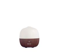CREATE/AROMA STUDIO/Diffuseur d'arômes et humidificateur en bois foncé/Émet de la vapeur froide avec des propriétés humidifiantes et d'aromathérapie, 7 couleurs de lumières LED,120 ml, 5 W