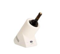CREATE /BOTTLE COOLER/Refroidisseur de bouteille de vin avec température réglable blanc cassé / Ø9 cm bouteille, contrôle de température, affichage LED, thermomètre NTC, mémoire dernière température