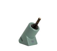CREATE /BOTTLE COOLER/Refroidisseur de bouteille de vin avec température réglable vert sauge / Ø 9 cm bouteille, contrôle de température, écran LED, thermomètre NTC, mémoire dernière température, 87 W