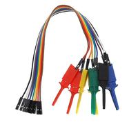 Create idea 10pcs Clip de Crochet de Test pour Analyseur Logique Fils de Cavalier Saisie et Broches d'interface Pince à Crochet de Test SOIC IC pour Tests de Circuits de Précision/Alimentation