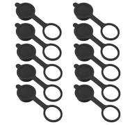 Create idea 10PCS Couvercles de Connecteur d'aviation GX20 Compatible avec Prises de Connecteur d'aviation Capuchon en Caoutchouc Manchon de Protection de Connecteur Circulaire Noir