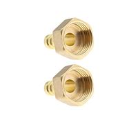 Create idea 2pcs 10mm 1/2 Pouces BSP Filetage Femelle Barbillon en Laiton Raccords Connecteurs Tuyau Joint Barbelé Adaptateur Coupleur pour Carburant Air Gaz Eau Huile