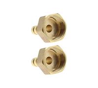 Create idea 2pcs 8mm 1/2 Pouces BSP Filetage Femelle Barbillon en Laiton Raccords Connecteurs Tuyau Joint Barbelé Adaptateur Coupleur pour Carburant Air Gaz Eau Huile
