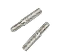 Create idea 2pcs Goujons à Vis Filetée à Double Extrémité Boulons M8 à M10 304 en Acier Inoxydable