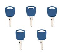 Create idea 5pcs Clés de Démarrage d'allumage 14601 82030143 Compatible avec New Holland Tracteurs T5030 T5040 T5050 T5060 Clés de Machines Agricoles Pièces d'équipement Lourd