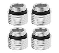 Create idea Adaptateur de Robinet Fileté M16 X 1,0 Mm Vers 1/2 4 Pièces pour La Plupart des Robinets de Cuisine