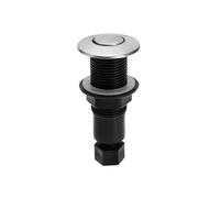 Create idea Bouton Poussoir Pneumatique en Acier Inoxydable 304 Bouton Poussoir D'air Bouton Poussoir en Acier Inoxydable pour Machine D'élimination des Déchets Baignoires Lave-vaisselle