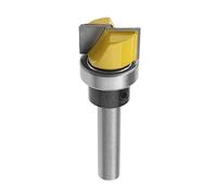 Create idea Fraise Affleurante à Queue de 8mm Fraise à Bois pour Nettoyage du Sol Supérieur à Roulement à Billes Routeur Cutter Flush Outil de Fraisage pour Travail du Bois