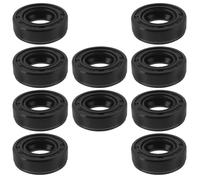 Create idea Lot de 10 joints d'huile R23 à double lèvre TC en nitrile avec ressort - 12 x 22 x 7 mm - Convient pour pompe hydraulique - Joint d'arbre rotatif