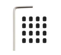 Create idea Lot de 16 vis Allen M6 x 6 mm avec llen pour scie à rail de coupe longue - Convient pour connecteur de rail de guidage 577039