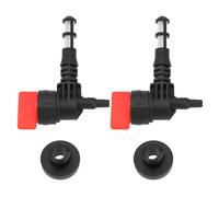 Create idea Lot de 2 bagues d'arrêt de carburant à 90 degrés pour générateur de réservoir de gaz en plastique 25-462-03-S Compatible avec Kohler Compatible avec Briggs Stratton