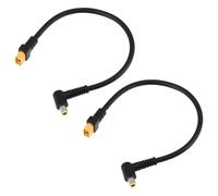 Create idea Lot de 2 Câbles d'alimentation DC 7909 Mâle Vers XT60 Mâle Adaptateur à Angle Droit 16 AWG 30 Cm pour Centrales électriques Portables